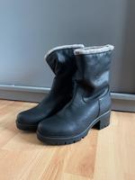 Damenstiefel mit Futter in schwarz Hessen - Darmstadt Vorschau
