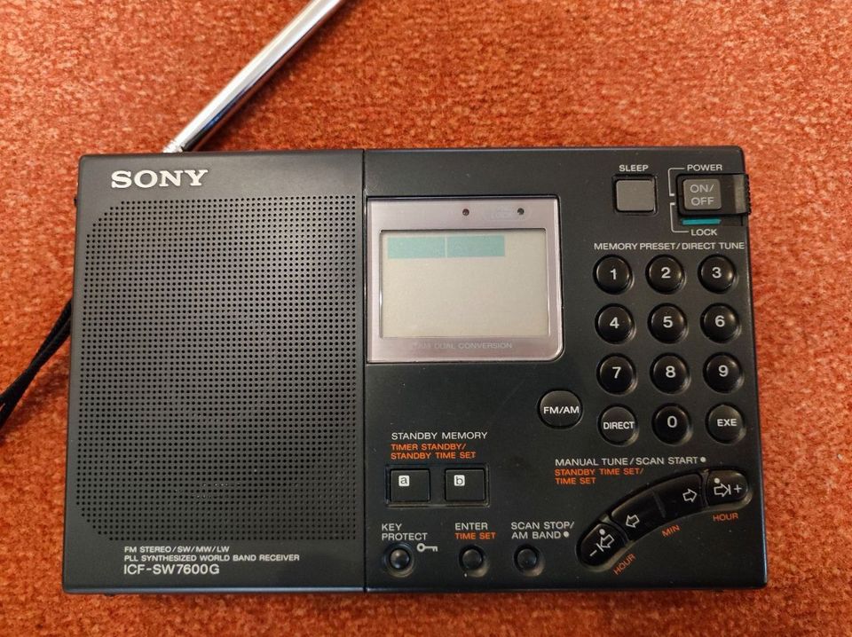 Sony PLL Radio Weltempfänger ICF - SW / MW / LW / FM - wie neu in Krefeld