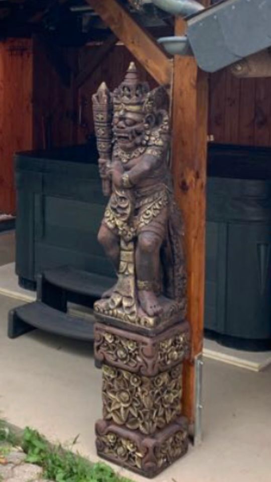 Krieger 112cm 135kg Wächter Hanuman Maya Inka Haka Azteken Māori in Hamburg