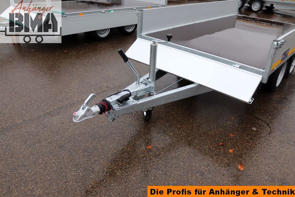 Hochlader Anhänger EDUARD 310x160x30 3000kg Ladehöhe 63cm NEU in Mühlhausen im Täle