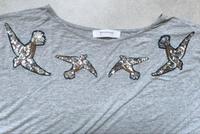 Promod T-Shirt * Oberteil * Top * Größe M * 38 /40 * Pailletten Hessen - Offenbach Vorschau
