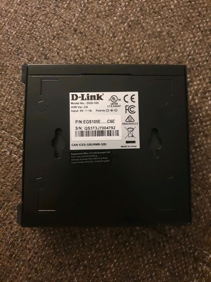 D-Link DGS-105 5 Ports Gigabit Unmanaged Desktop Switch in Bamberg