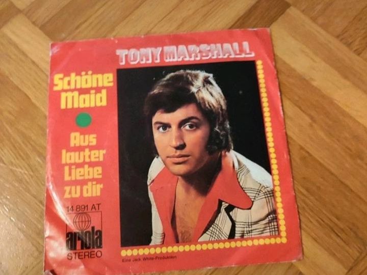 Tony Marshall - Schöne Maid / Aus lauter Liebe zu dir in Sandhausen