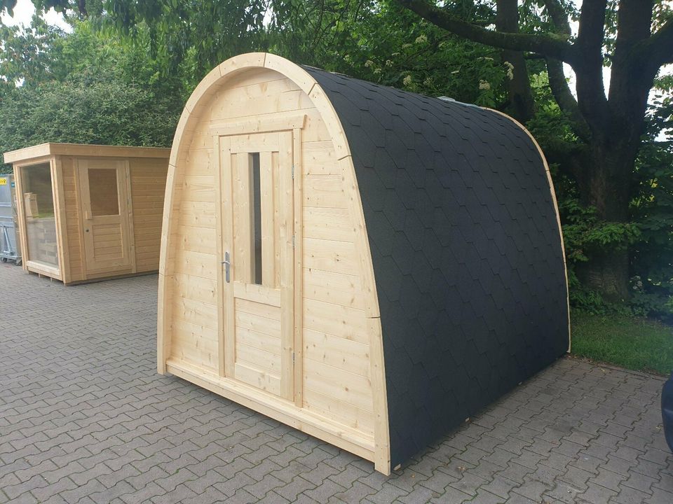 Sauna Garten POD IGLO Außensauna Saunahaus 350 cm 2 Räume NEU in Hüllhorst