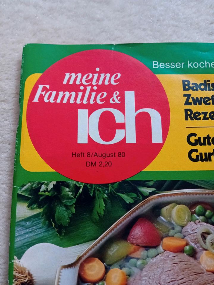 Zeitschrift meine Familie & ich Heft 8 + Heft 11 1980 in Rottweil