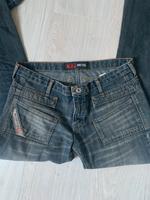 diesel jeans verwaschen y2k vintage hose blau 28 xs Schleswig-Holstein - Struxdorf Vorschau