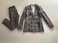 Hosenanzug Damen XS H&M kariert oversize Blazer Anzughose Chino Niedersachsen - Butjadingen Vorschau