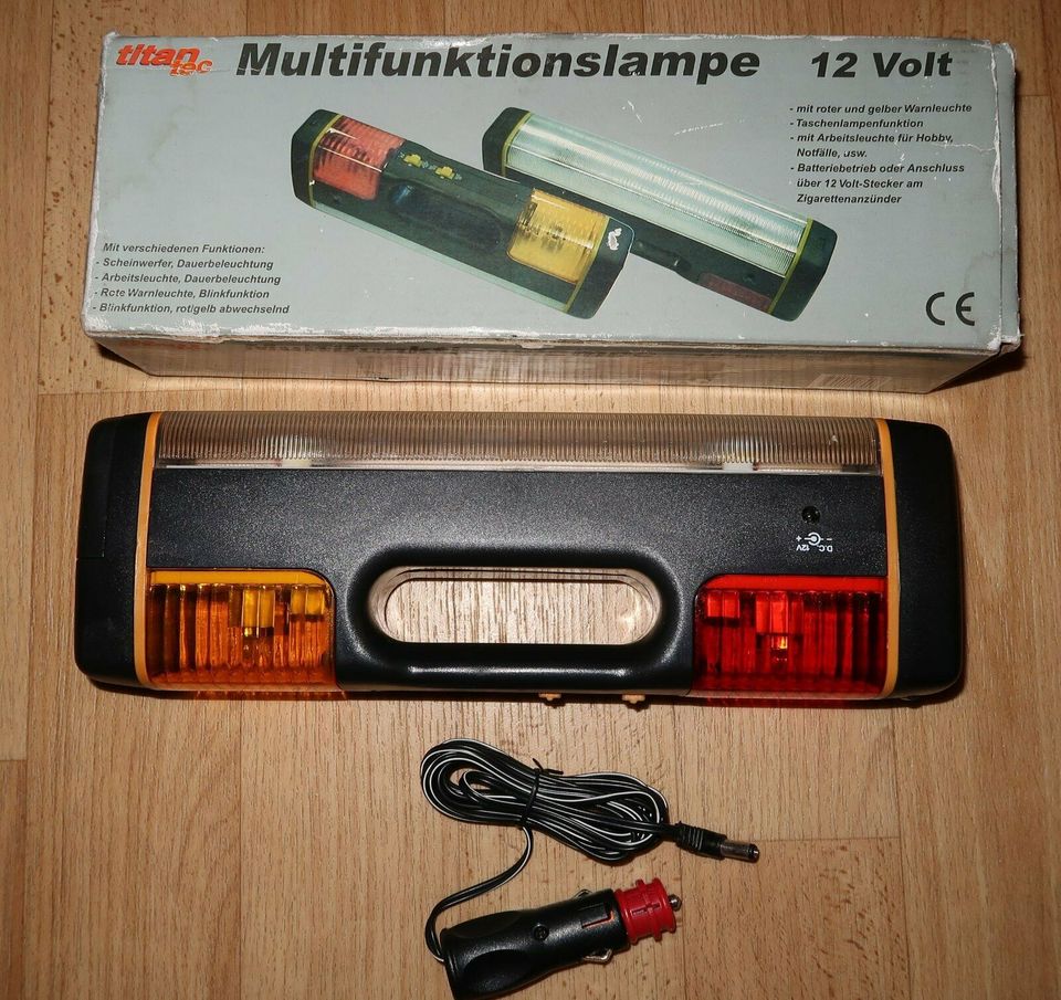 Multifunktion Taschen Lampe Arbeit Warn Leucht Auto Werkstatt 12V in Dresden