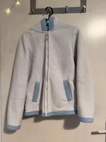 kuschelige Herbst- oder Winterjacke in weiß-hellblau  // Größe: M Buchholz-Kleefeld - Hannover Groß Buchholz Vorschau