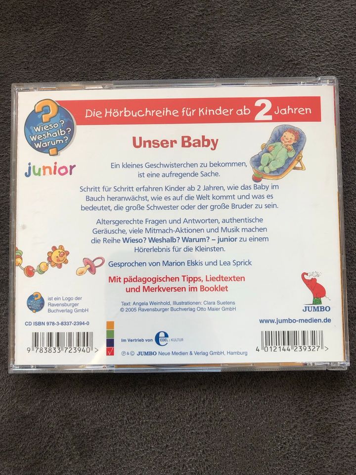 Jumbo Unser Baby CD Hörbuch in Rangsdorf