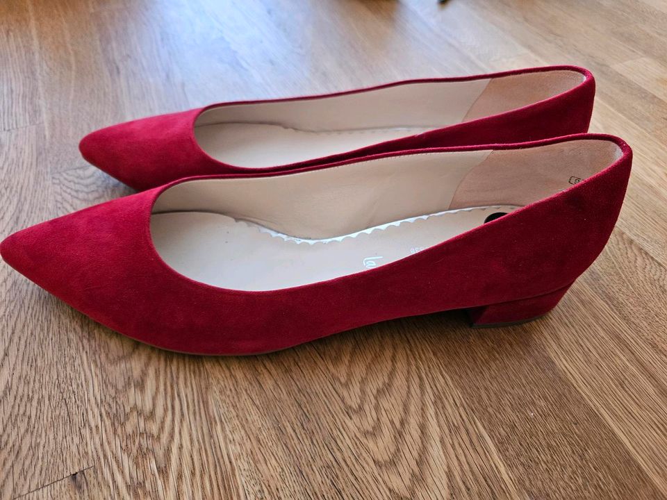 NEU Peter Kaiser Ballerinas Pumps rot 43 Echtleder in Berlin