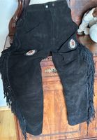 Lederhose Schwarz Wildleder indianer Biker Trapper 46 Bayern - Schrobenhausen Vorschau