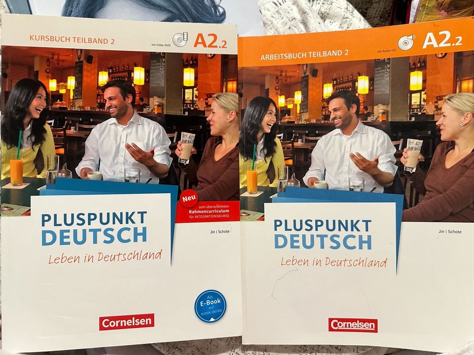 Pluspunkt Deutsch A2.2 Kursbuch und Arbeitsbuch in Berlin