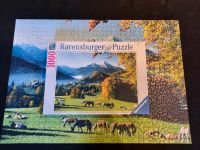 Ravensburger Puzzle 1000 Teile Alpen Berge Pferde Niedersachsen - Göttingen Vorschau