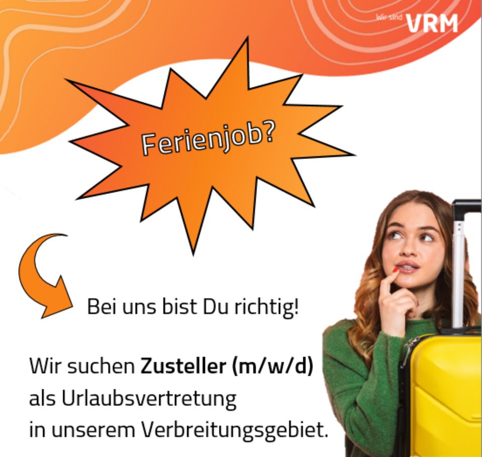 Ferienjob als Zusteller (m/w/d) in Wetzlar und Umgebung in Wetzlar