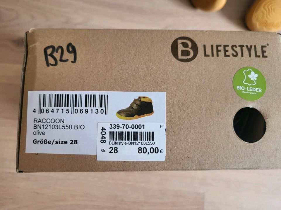 B Lifestyle Racoon Halbschuhe Übergangsschuhe Barfußschuhe Bio in Freiburg im Breisgau