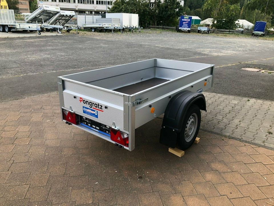 PKW Kasten Anhänger Tieflader Pongratz LPA 206 U-B 201x107x36 750 in Monzingen