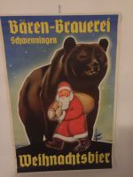 Historisches Bären-Brauerei Weihnachts-Plakat incl. Bilderrahmen München - Pasing-Obermenzing Vorschau