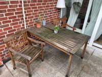Gartentisch mit 2 Stühlen aus Holz Nordrhein-Westfalen - Herford Vorschau