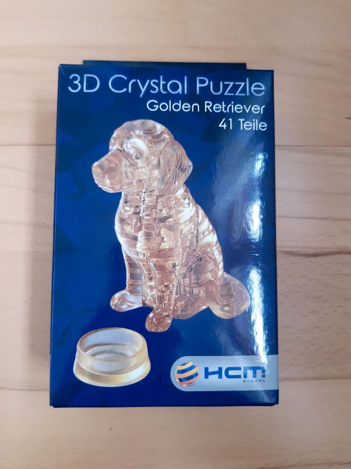 *Neu * 3d Crystal Puzzle Golden Retriever Hund in Nürnberg (Mittelfr)