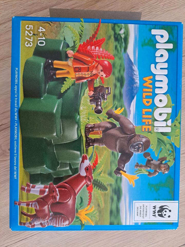 W neu! Playmobil 5273 wild life Zoologin mit Gorilla in Gievenbeck