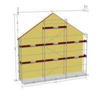 **Layher Alu Giebelgerüst 9,21x8,40m Gerüst/Baugerüst** Hessen - Groß-Gerau Vorschau