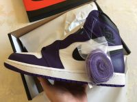 Nike Jordan 1 High Retro Court Purple White Lila 42.5 US 9 Wuppertal - Vohwinkel Vorschau