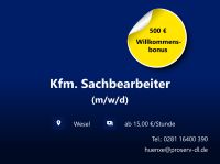 Kfm. Sachbearbeiter (m/w/d) in Wesel gesucht! Nordrhein-Westfalen - Wesel Vorschau