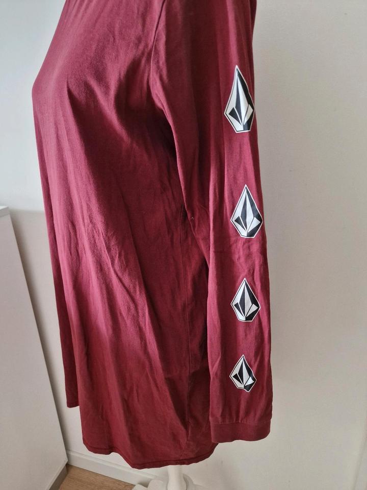 Volcom Langarmshirt Longshirt weinrot Gr. M 38 Damen Skater in Stuhr