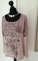 Tredy ❣️❣️ Bluse ❣️ rosa-violett, Gr. 44, 46, mit langem Arm Niedersachsen - Göttingen Vorschau