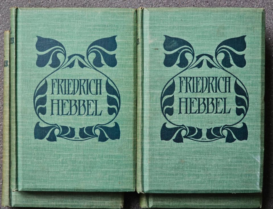 Friedrich Hebbel Sämtliche Werke Tagebücher Ausgabe 1903 in Dresden