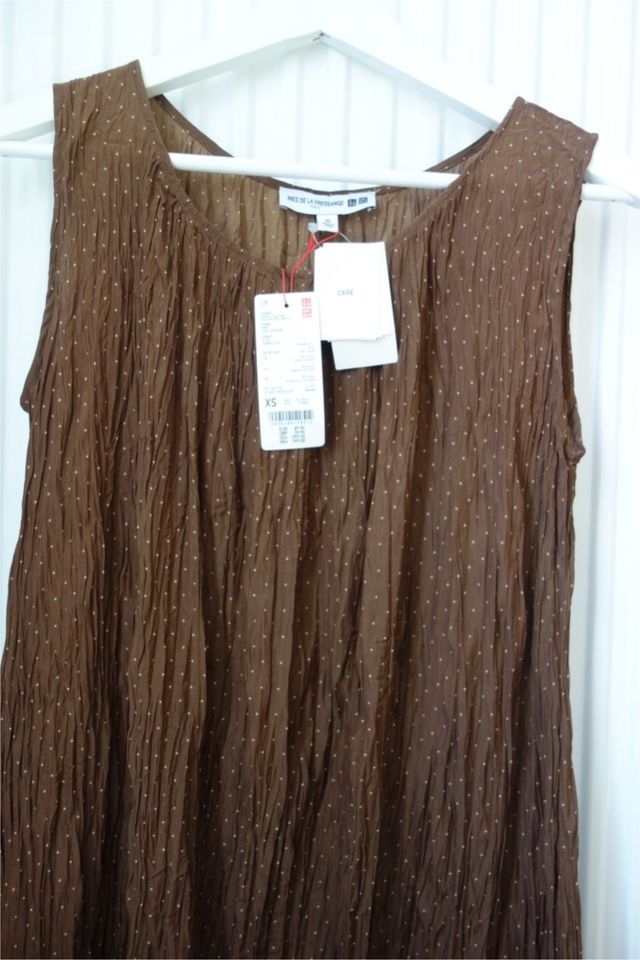 NEU UNIQLO INES DE LA FRESSANGE PLEATED KLEID XS,S in Berlin