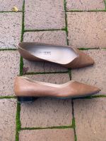 Ballerina spitz Leder braun 38 flach Halbschuhe Bayern - Erding Vorschau