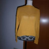Pullover Langarm Gr.S von H&M gelb und blau von Only grob Strick Sachsen - Riesa Vorschau