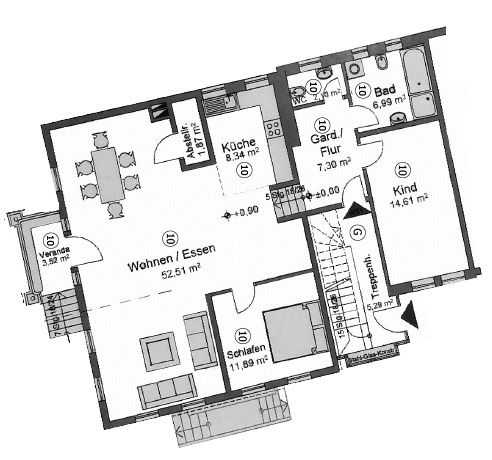 SCHÖNE VERMIETETE 3-ZIMMERWOHNUNG MIT HISTORISCHEM FLAIR in Bad Friedrichshall