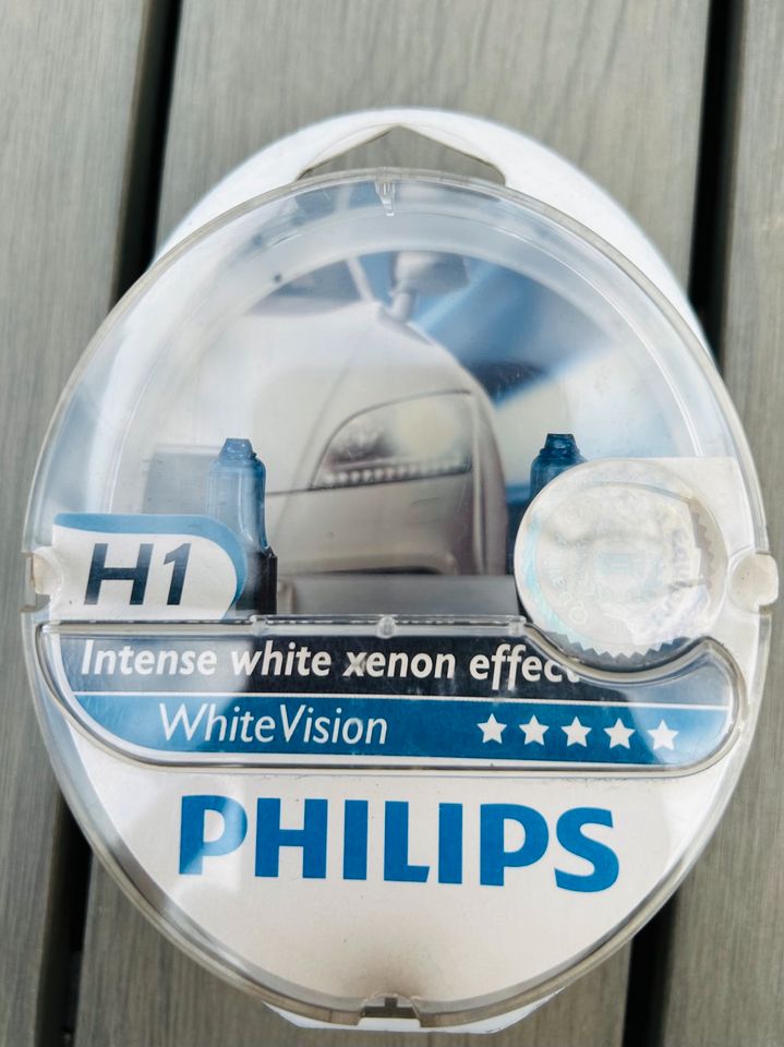 PHILIPS H1 Intense white Xenon Effect white Vision in Essen