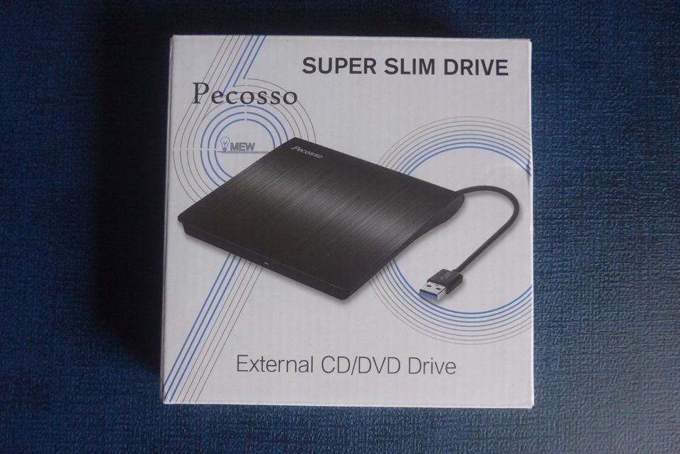 Pecesso Laufwerk Drive extern CD/DVD+/-RW USB 2.0 3.0 OVP neu in Herne