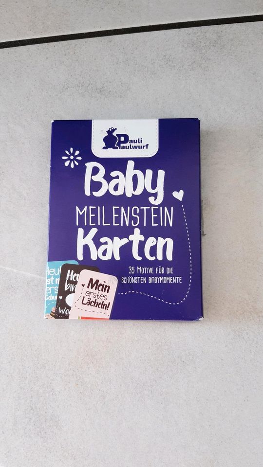 Baby Meilenstein Karten Pauli Paulwurf in Nettersheim