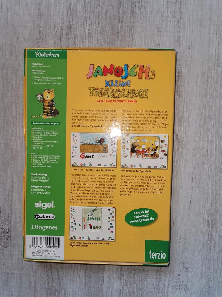 PC Lernspiel für Kinder ,Janosch's kleine Tiegerschule ,ab 4 J . in Georgsmarienhütte