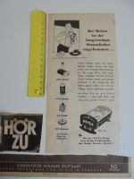 NIVEA-Wiege - Werbung HÖRZU 1957 Baden-Württemberg - Leonberg Vorschau