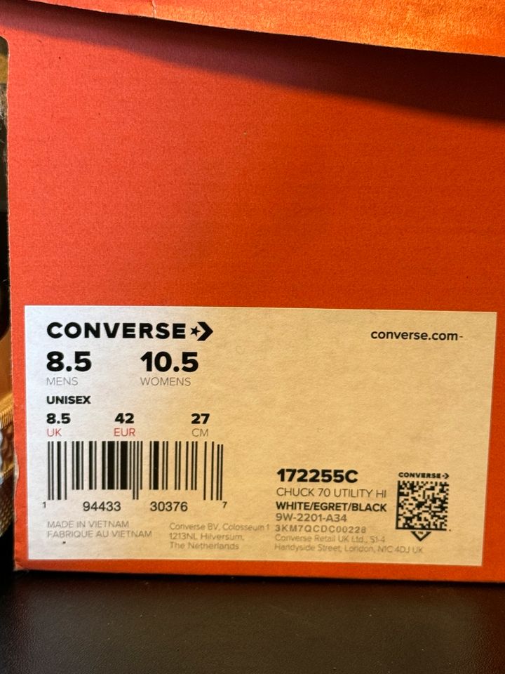 Converse Chuck 70 Utility Hi in der Größe 42 NEU OVP in Villingen-Schwenningen