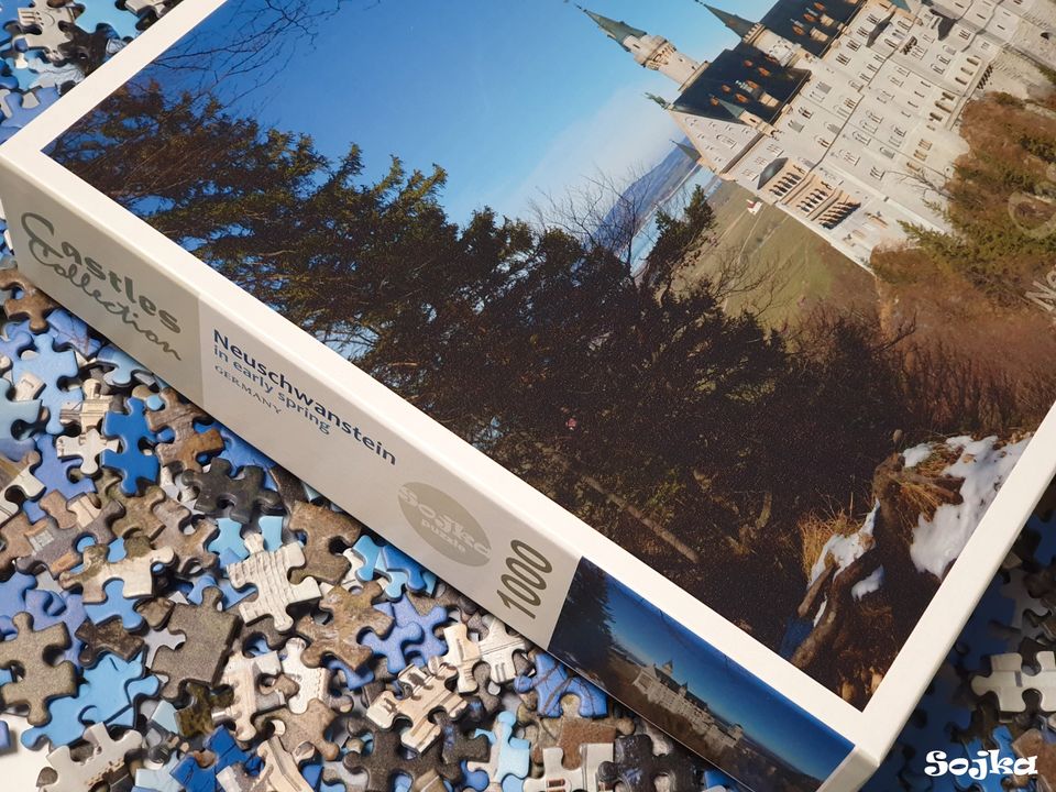 Puzzle 1000 Teile "Neuschwanstein in Early Spring" in Bassum