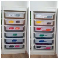 Trofast Beschriftung Lego Aufkleber Sticker Set Ikea Boxen Hamburg - Bergedorf Vorschau