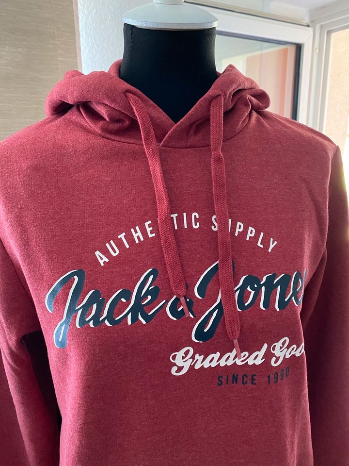 Jack & Jones Pullover Hoodie S Rot in Hamburg