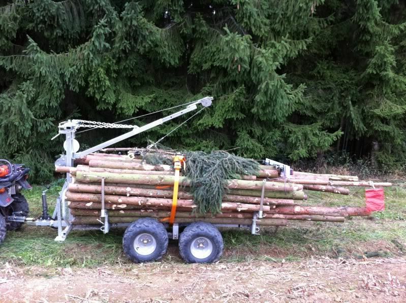 NEU! Forstanhänger KRÜMA LH1200 Holz Rückewagen Traktor ATV Quad in Waltershausen