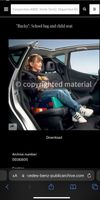 Rucky Bingo Kindersitz Auto Schulranzen Funktion Mercedes empfohl Bayern - Asbach-Bäumenheim Vorschau