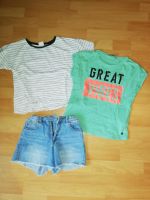 Kurze Jeans von Zara Kids, T-Shirt von Zara und Garcia Größe 152 Baden-Württemberg - Oftersheim Vorschau