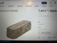 Mauerstein Siola Kombi Diephaus Betonstein Niedersachsen - Freren Vorschau