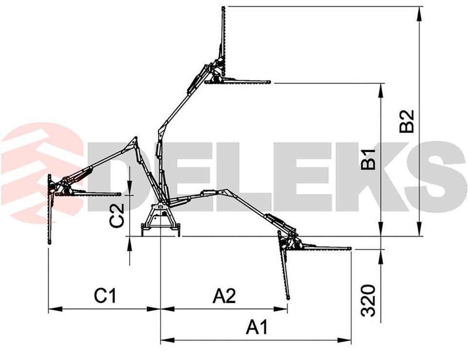 Kabelloser hydr. Arm 130cm Mähbalken Mähwerk DELEKS® FALCO-130W in Pfaffenhofen a. d. Glonn