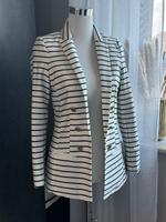 H&M Blazer Jacke Weiß Schwarzer Gestreifter Blazer Bremen - Oberneuland Vorschau